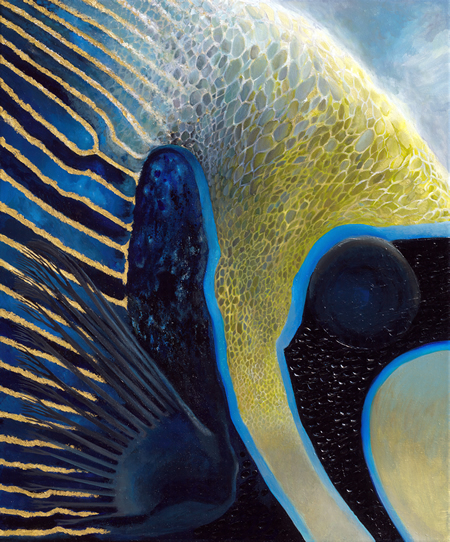 painting for sale-Fish and Corals-canvas-switzerland lisa maier